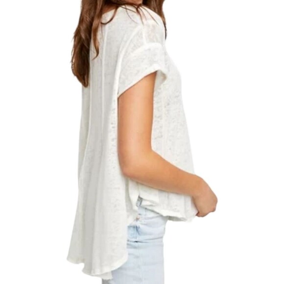 FREE PEOPLE Sammie Tee Size XSMALL - Picture 3 of 12